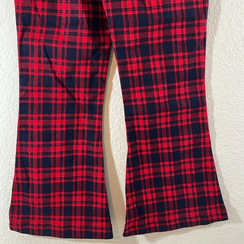PRINCESS POLLY Fest Of The Queen Plaid Flare Pants Size 6 Pockets NEW - Picture 6 of 10